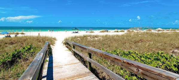 Beach nearby, beach towels