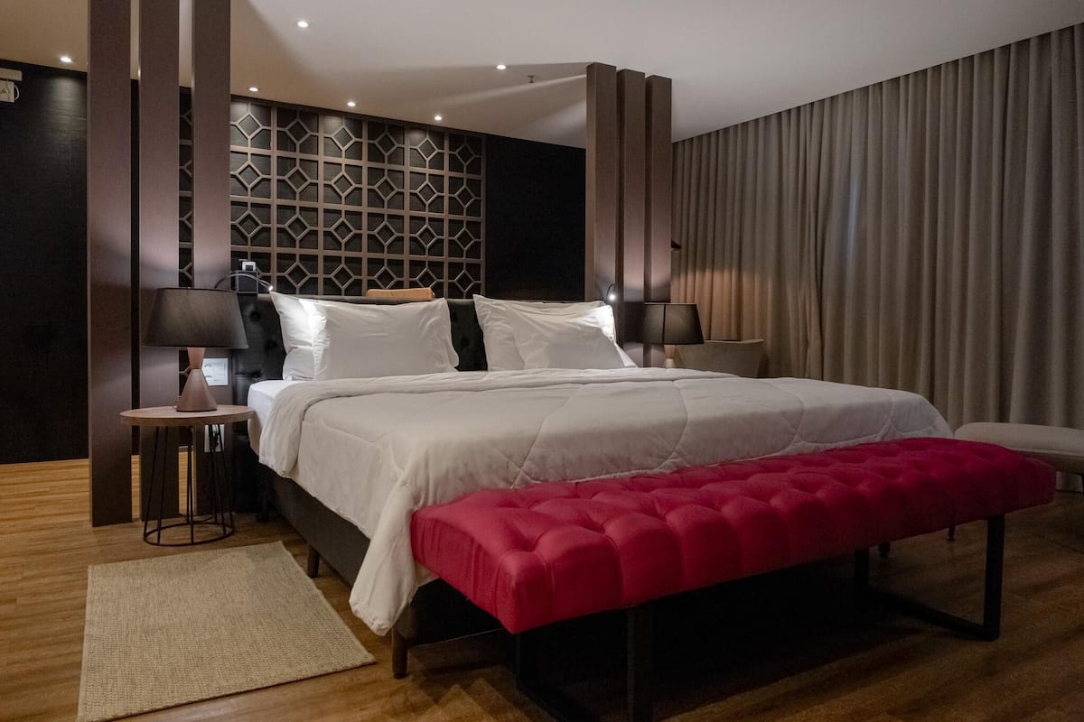 1 habitación, minibar, caja de seguridad en la habitación y escritorio