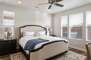 5 bedrooms, iron/ironing board, travel cot, WiFi