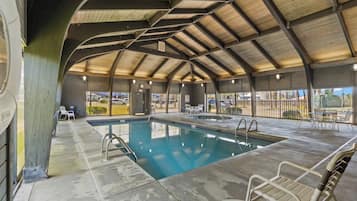 Indoor pool, outdoor pool