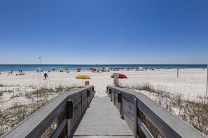 On the beach