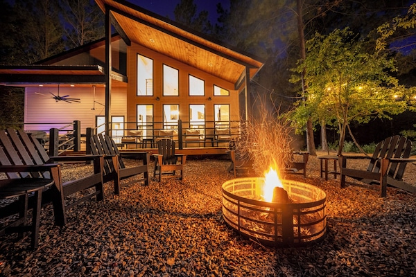 Relax by the firepit, roast s'mores and tell stories around the campfire.
