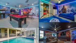 Hus - flera sängar (9 Bedroom Family Friendly Retreat - P) | Pool