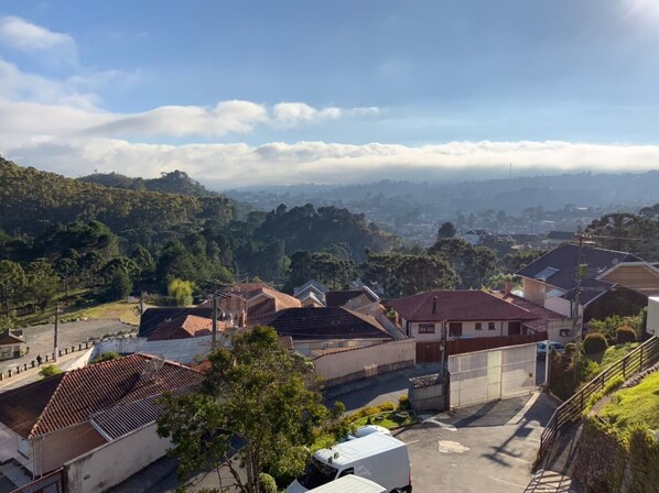 Vista del paisatge des de l'allotjament