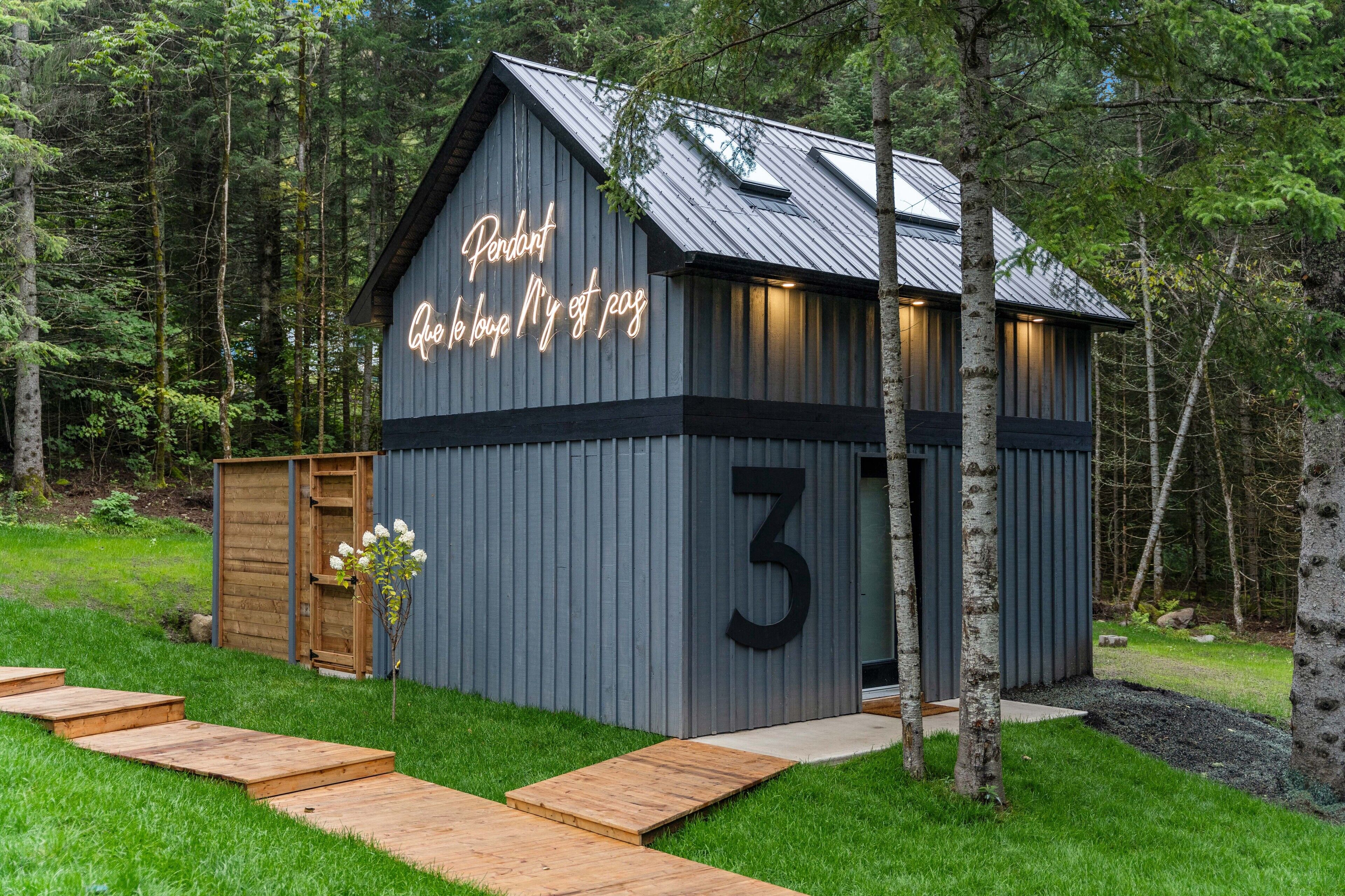 Façade de l’hébergement 