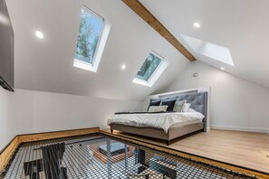 Premium bedding, down duvets, memory-foam beds, individually decorated