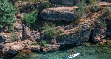 Lakefront Cabin with Dock, Panoramic Views, and 600sqft of Decks