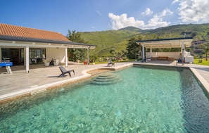 Indoor pool, a heated pool