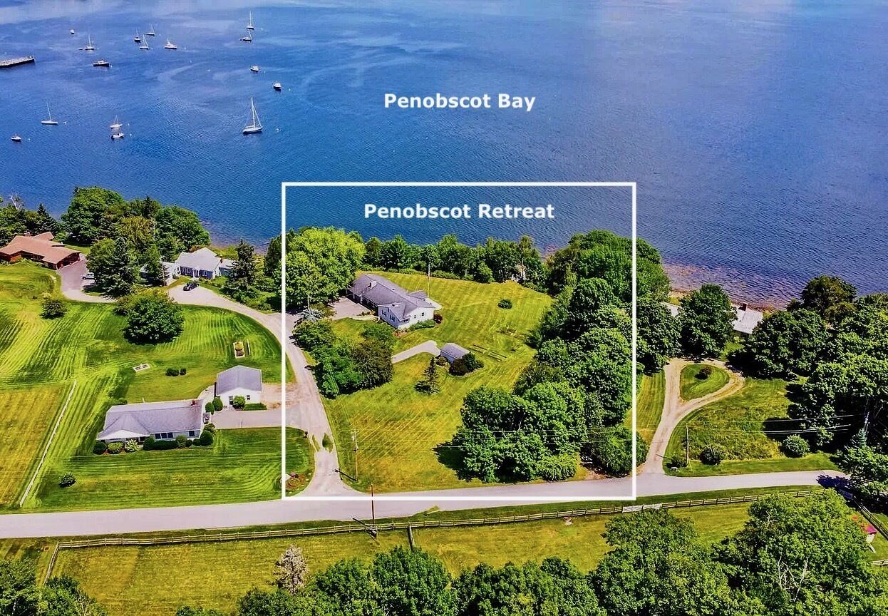 Spacious Oceanfront Home with Private Beach on Penobscot Bay 