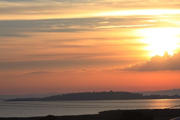 Sunrise overlooking Swan Bay and Churchill Island