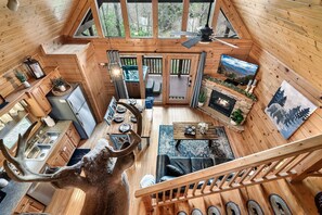 Smart TV, fireplace, video games, Netflix