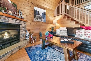 Smart TV, fireplace, video games, Netflix