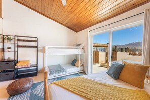 Desk, iron/ironing board, travel crib, free WiFi