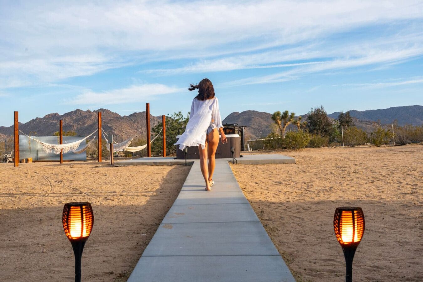 Overnattingsstedets uteområder