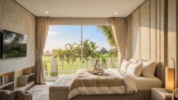 4 Schlafzimmer, Zimmersafe, Schreibtisch, Bügeleisen/Bügelbrett