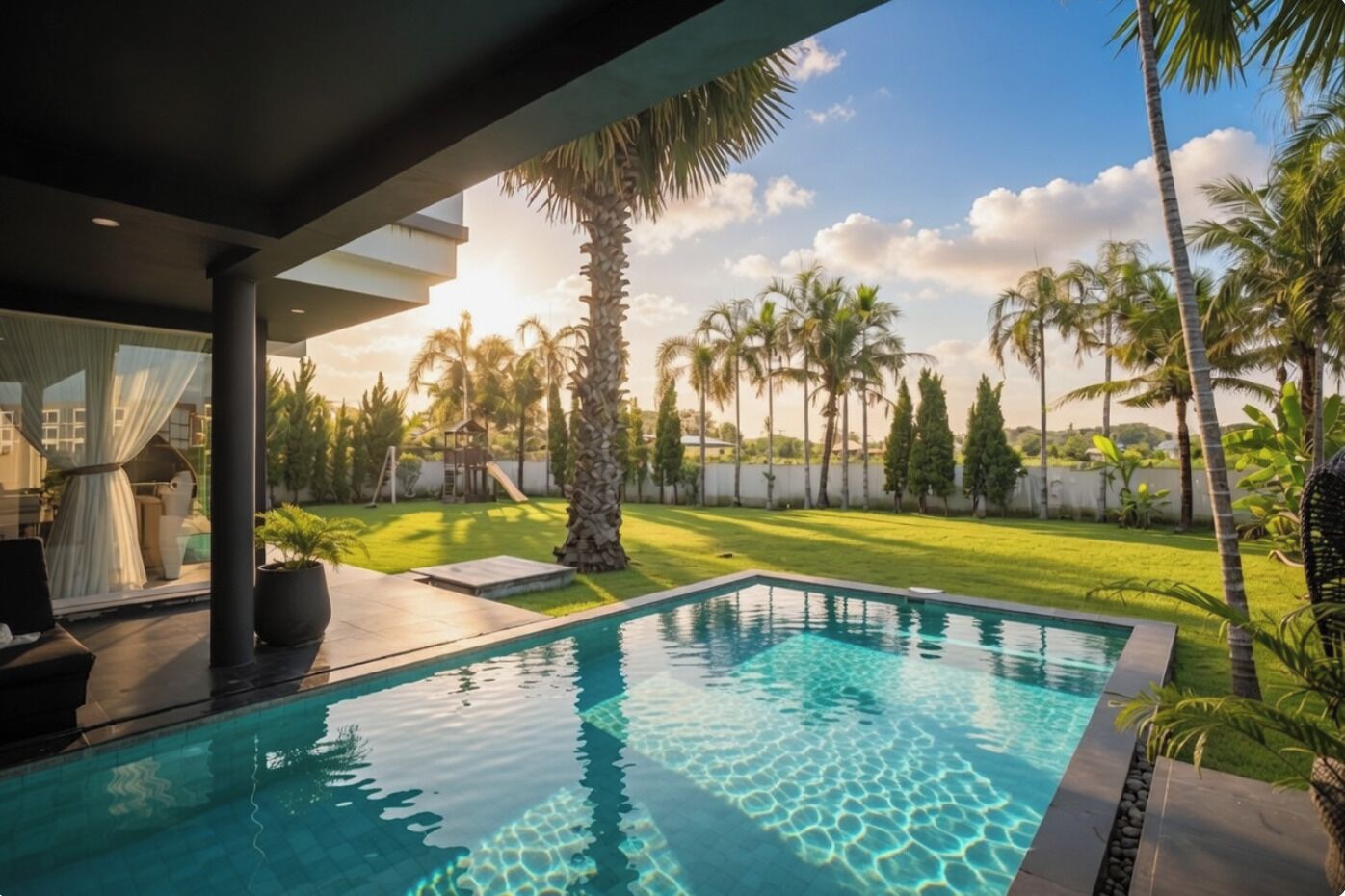 Indoor pool, outdoor pool