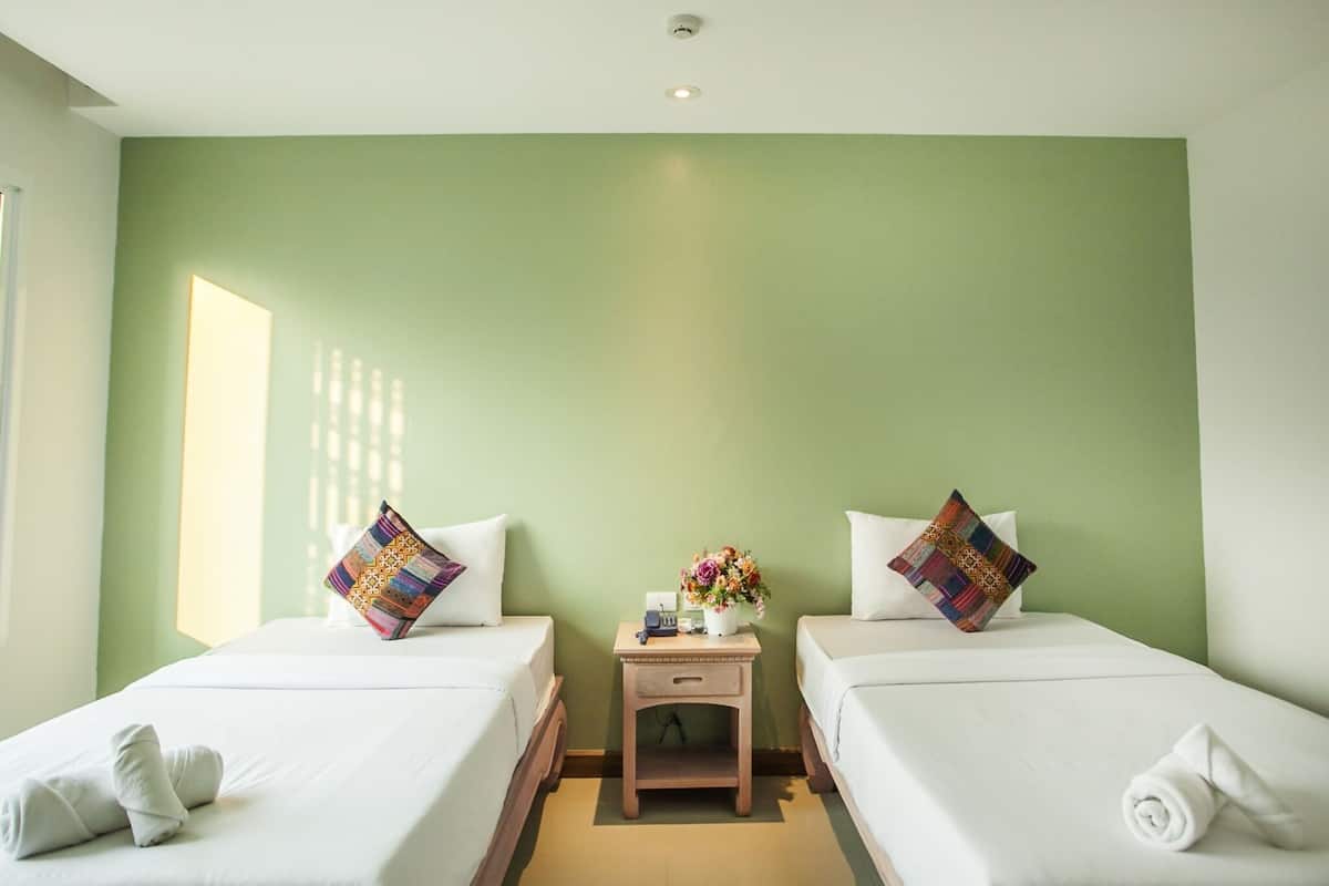 Standard Twin Room, 2 Twin Beds | WiFi (free), bed sheets