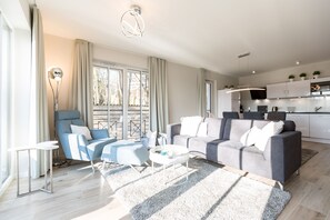 Fernseher, Kamin