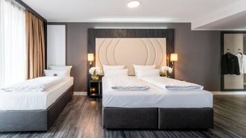 1 habitación y ropa de cama hipoalergénica