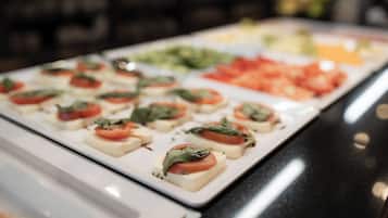 뷔페 아침 식사