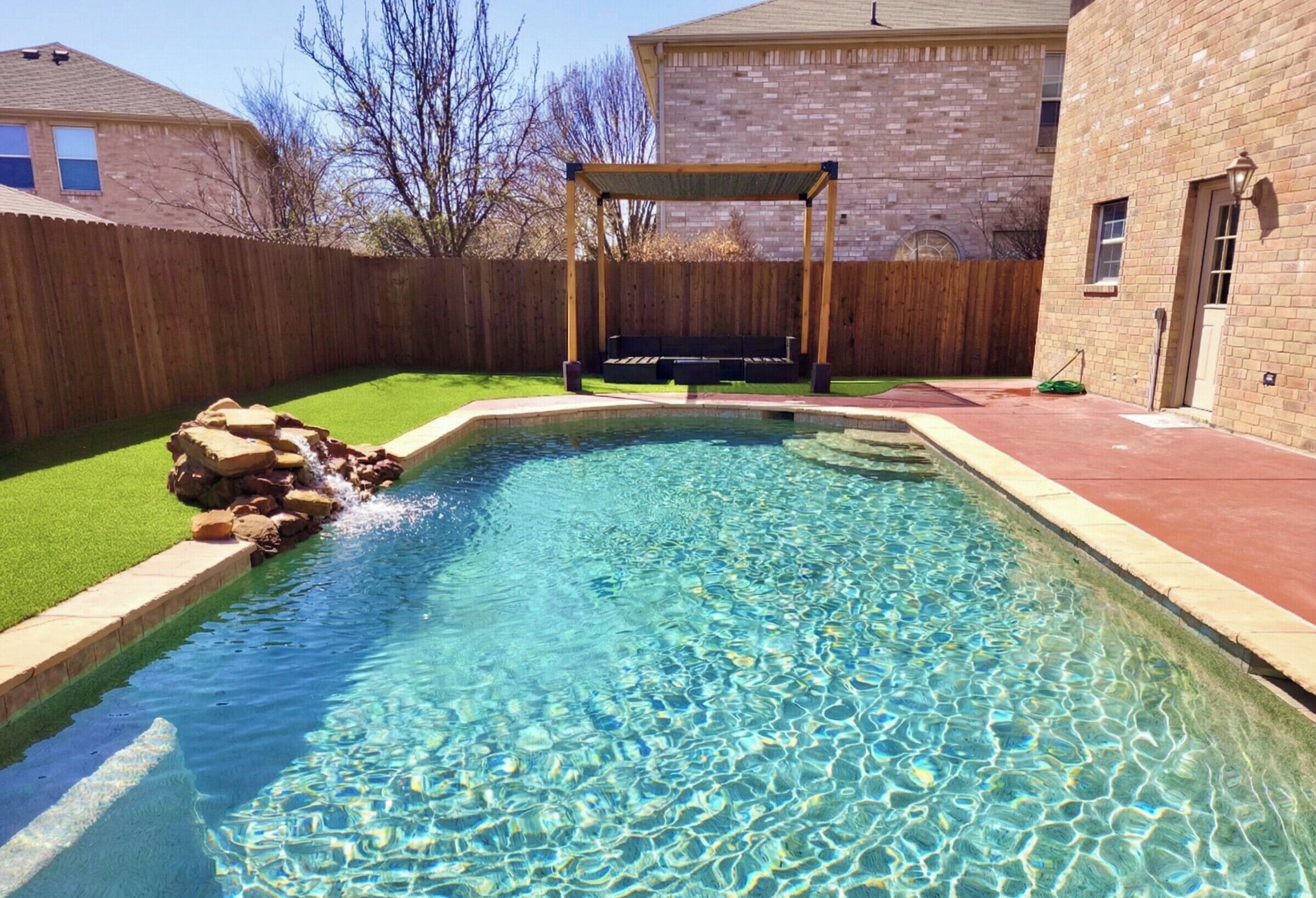 Alberca al aire libre 