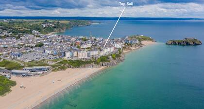 Top Sail - Beautiful Apartment Minutes Walk to Beach and Town Centre