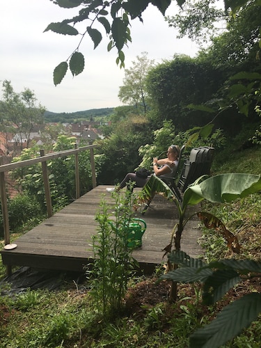 DEIN LANDHAUS in der Pfalz mit Garten, Terrasse, Parkplatz, viel Natur und Ruhe