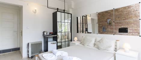Suite Studio Deluxe | 1 chambre, draps italiens Frette, literie de qualité supérieure