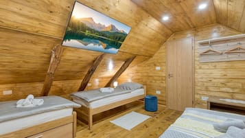Family House, Multiple Bedrooms, Mountainside (Eco House Lina With Hot Tub and Sauna) | 3 bedrooms, laptop workspace, iron/ironing board, free WiFi
