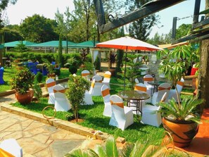 Área para banquetes al aire libre