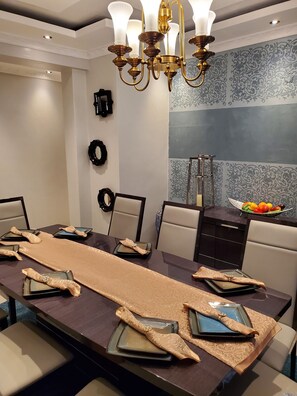 Dining - Presidential, Furnished, 2-Bedroom Condo Near JKIA (Pridelands)