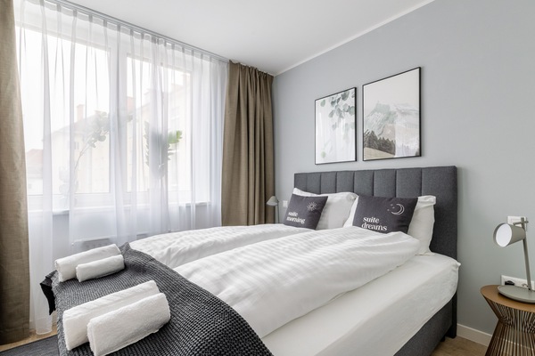 Suite M | Individually furnished, desk, laptop workspace, free WiFi