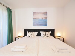 1 Schlafzimmer, kostenloses WLAN, Bettwäsche