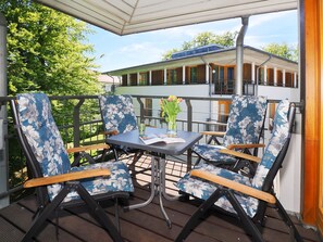 Outdoor dining - Apartment with 1 bedroom and balcony (Seebad Heringsdorf)