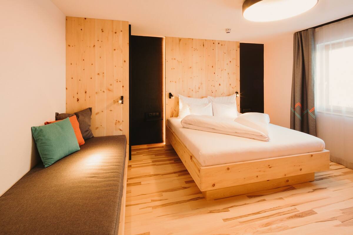 Familienstudio "Arlberg Alpin" | 防过敏的被褥、客房内保险箱、笔记本电脑工作区、遮光窗帘