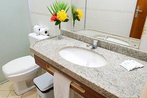 Towels, soap, toilet paper