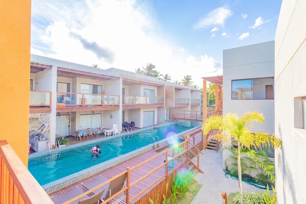 Outdoor pool - IM03 Apto 3 Quartos 500m da Praia e Rio (Mata de São João)