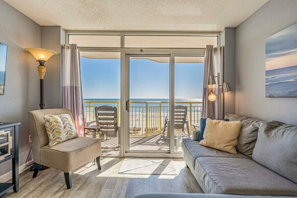 TV, offices - Ocean front Bay Watch 2 Bedroom (North Myrtle Beach)