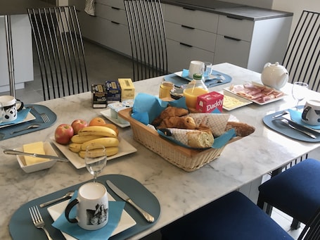 Desayuno continental incluido todos los días