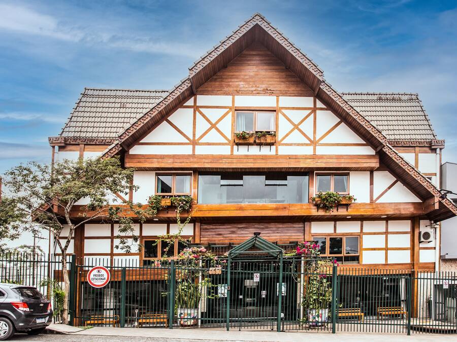 Fassade der Unterkunft