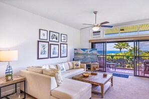 Villa, 2 habitaciones | Zona de estar | Una Smart TV