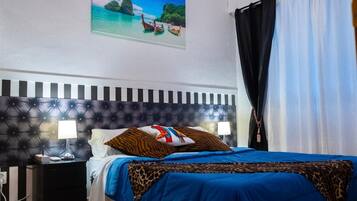 1 bedroom, iron/ironing board, internet, bed sheets