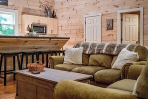 TV, fireplace, video games