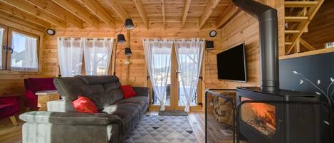 تلفزيون، مدفأة