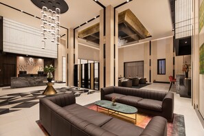 Sala de estar en el lobby