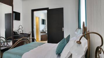 Egyptian cotton sheets, premium bedding, memory-foam beds, minibar