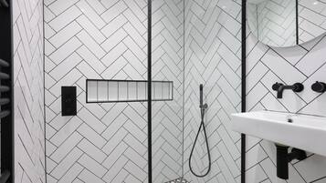 Hair dryer, towels