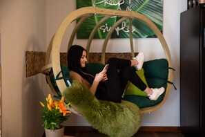 Sala de estar en el lobby