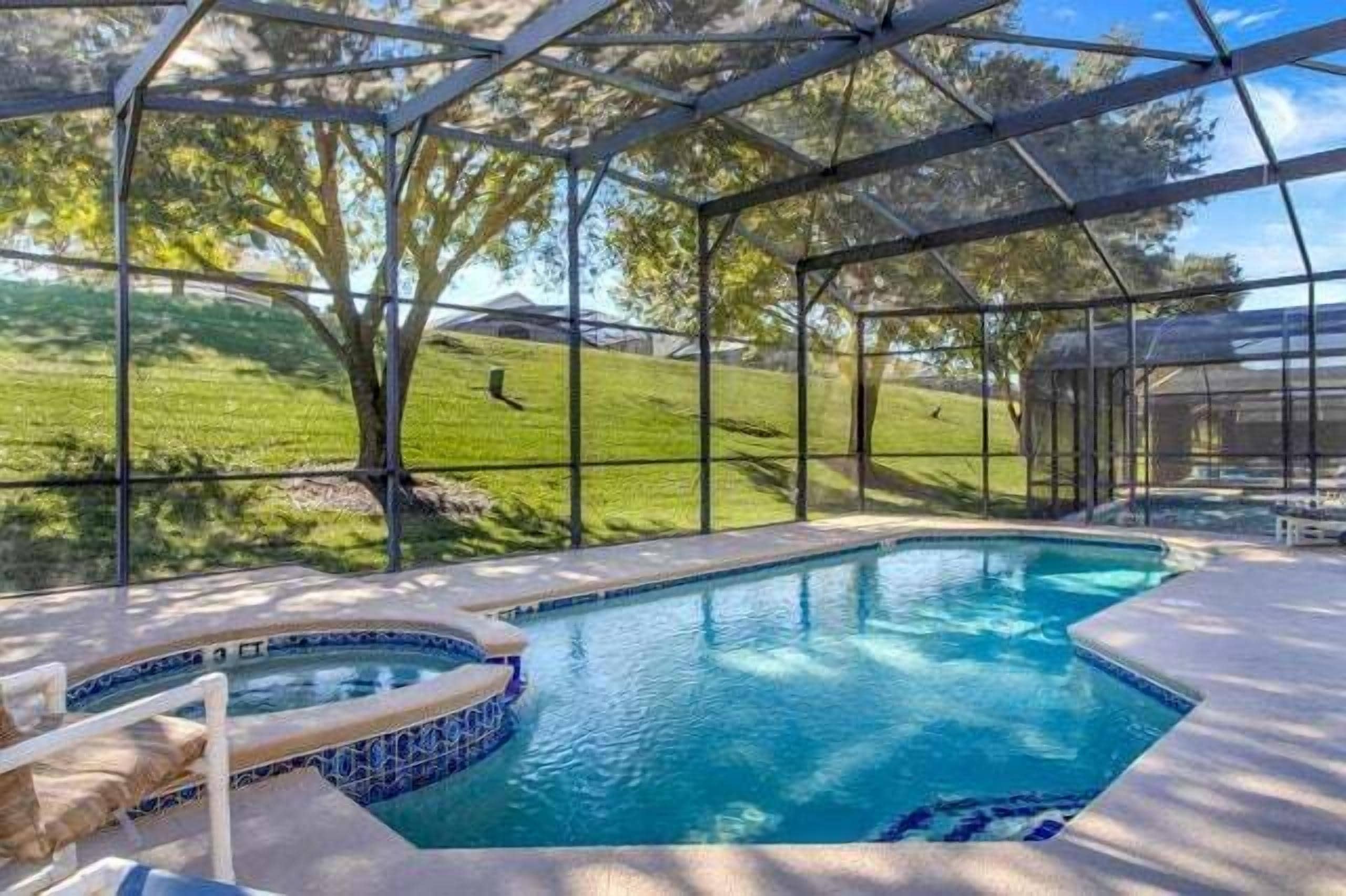 Una piscina climatizada