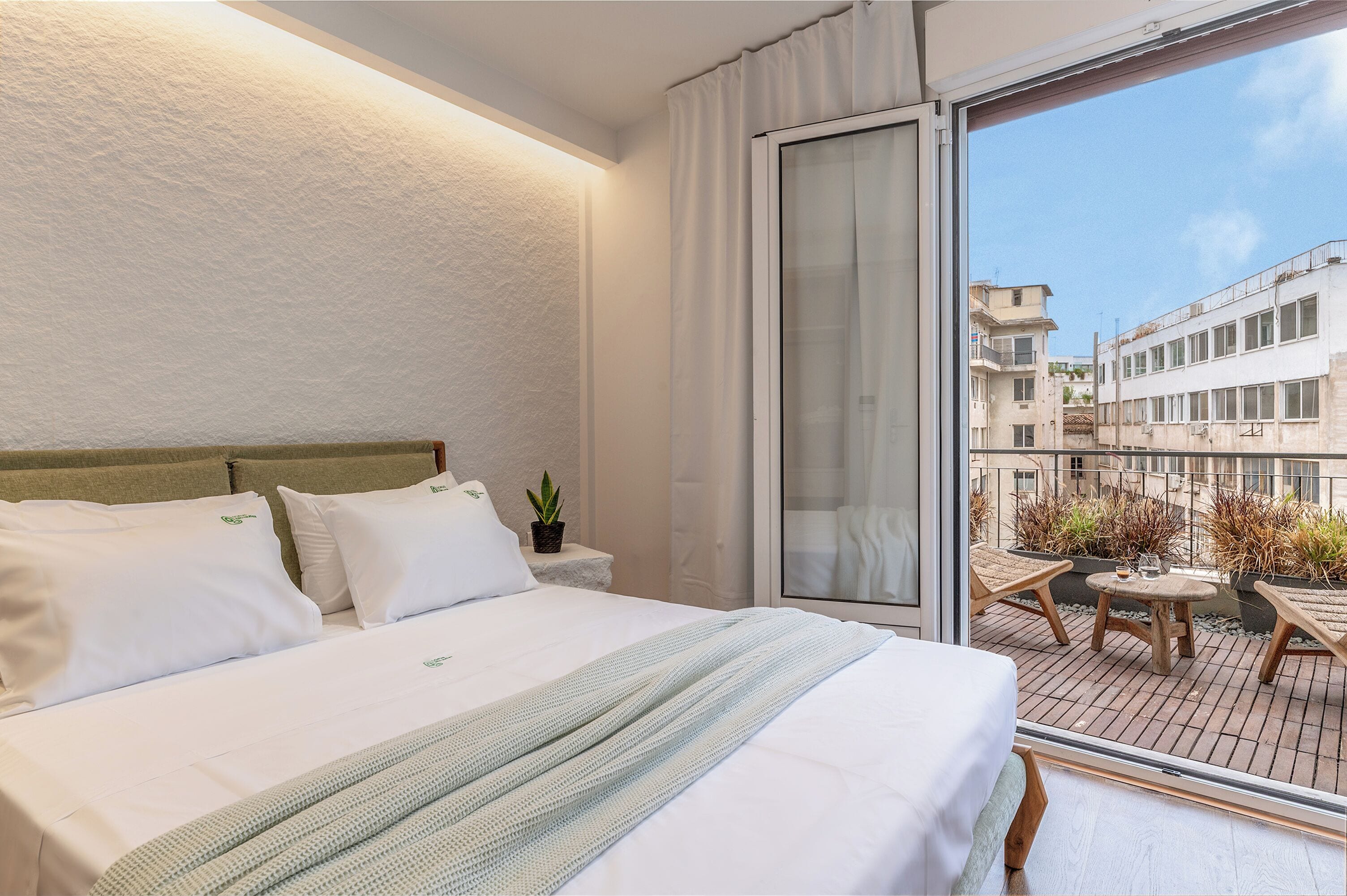 Habitación doble romántica | Vista a la ciudad